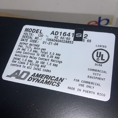 American Dynamics AD1641S-2 Fixed Speed Receiver/Driver RS-232 50/60Hz 65W 120VA