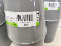 Lot of (5) Centrotherm Eco Systems InnoFlue ISVC0403 Velocity Cone 4″-3″