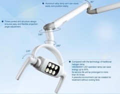 8W Dental Oral Operation Lamp Induction Sensor Light 6LED with Support Arm JH-06