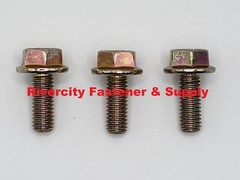 (100) M6-1.0×16 / M6x16 Metric Flange Bolts Grade 10.9 DIN 6921 M6x1.0x16 Screws