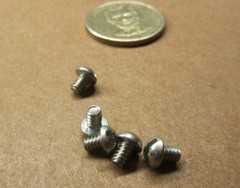 Round Head Slotted Machine Screw 18-8 Stainless Steel, 6-32 x 3/16″ L 300 Pcs