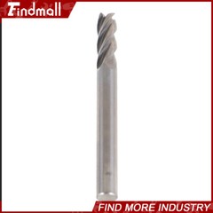 5x 1/4″ 4 Flute 2-1/2″ Overall Length 3/4″ LOC Carbide End Mill- TiALN COATED