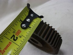 55T 14P Spur Gear Metal Lathe Threading Drive 55 Tooth 14 Pitch Box 1″ Wide Vtg