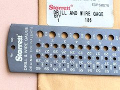 STARRETT No.186 Drill & Steel Wire Gage With “Black Matte Finish”. USA Made 🇺🇸
