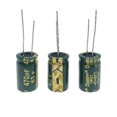 20pcs 63V 470UF 10x20mm High Frequency Aluminum Electrolytic Capacitor TV LCD