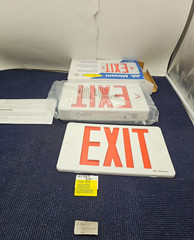 Mircom EL-7007RX-180 Thermo Plastic Exit Sign 180min Backup Red IP Class IP20