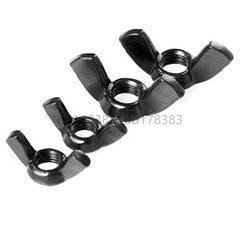 Black 304 Stainless Steel Wing Thumb Nuts Wing Nuts M3 M4 M5 M6 M8 M10 M12