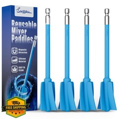 Suzzam Silicone Resin Mixer Paddles 4-Piece Epoxy