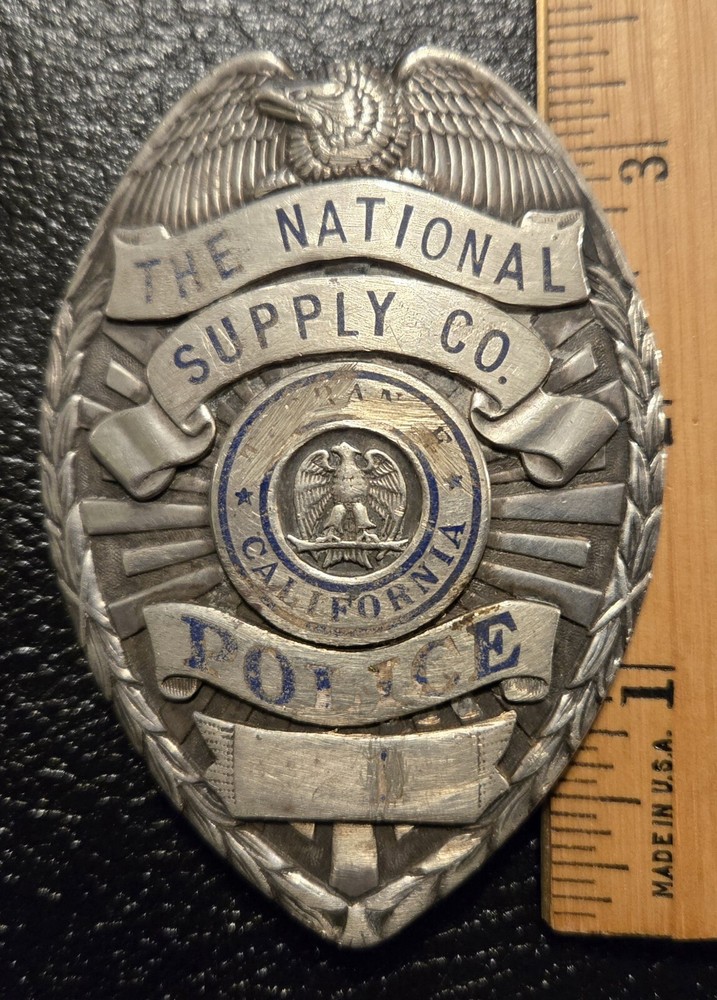 The National Supply Co. California Police Sterling