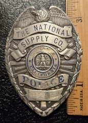 The National Supply Co. California Police Sterling