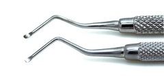 2 Pcs Dental Excavator 815-A & 816-B Spoons 1.2mm, 1.4mm Restorative Instruments