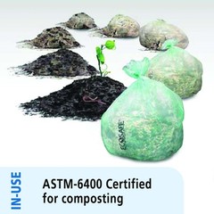 Stout By Envision Compostable Trash Bags 32 Gallon 33 X 48 50 Bags Per Case