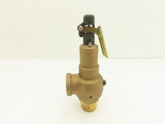 Kunkle 6010FFM01-LM Pressure Relief Safety Valve 1-1/4″ Male NPT Set 20psi Brass
