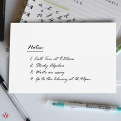 Blank White Index Flash Note Cards, 80lb Cover Stock, 5 x 7, 100 Per Pack