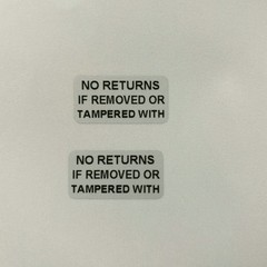 500PCS WARRANTY No Return If Removed Tamper Proof Sticker 20MM x 10MM