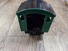 Vintage 1990s Crayola Color Line Train Crayon Holder 1993 Engine Green Toy