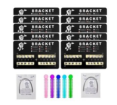 Easy-to-Install 200pcs Roth Brackets for DIY Braces – Stainless Steel Quality