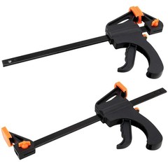 PINGEUI 4 Packs 8 Inches Quick Grip Clamps, Adjustable Wood Clamps, Light Dut…