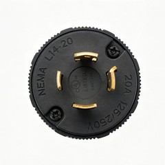 L14-20P Twist Lock Plug for Generator – 20A 125/250V Heavy Duty NEMA Connector