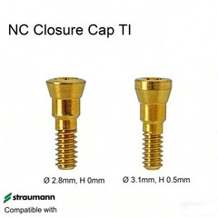 5Pcs US Dental Healing Abutment Closure Cap Fits ITI Straumann BLT NC 3.6/4.8mm