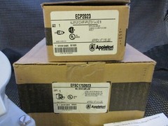 APPLETON EFSC175-2023 & ECP2023 20A EXPLOSION PROOF RECEPTACLE + PLUG SET 125V