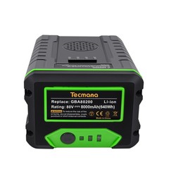 For Greenworks 80V GBA80200/Pro 80 GBA80400 GBA80500 G80B4 8.0AH Li-ion Battery