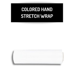 Cast Narrow Banding Stretch Wrap Cling 15″ x 1500 ft 256 Rolls Dark White Film