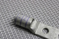 Burndy YAV28L2NT38-FX 4/0 Purple Die 15 Two Hole Compression Lug