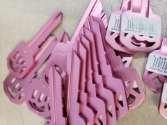 19 pcs minuteKEY Inc KW10 Kwikset Aluminum Pink Key Blanks J mK Painted
