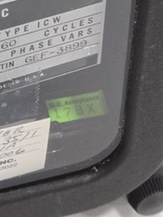 🔥 GE General Electric 12ICW53A2A Power Relay Type ICW 120V 5A 60Hz 3 Phase Vars