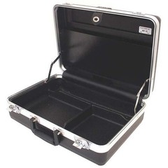 Platt 600T-Cb Tool Case, Plastic, Black, 18 In W X 13 In D X 6 In H