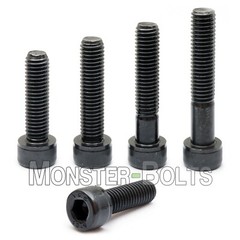 #6-40 Socket Head Cap Screws, Alloy Steel w/ Black Oxide, US SAE Fine Thread
