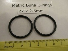 27mm ID x 32mm OD x 2.5mm thick O-ring. Buna-70. Quan 2.