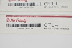 Hu-Friedy GF14 Gold Foil Hatchet #41 Round Handle Set of 3 Instruments