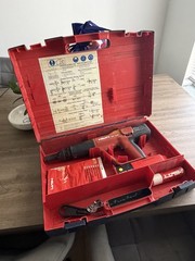 Hilti DX A41 Powder Actuated Fastening Nail Gun Tool Case Strip Loads Manual
