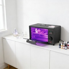 395nm 80W UV Light Curing Cabinet with Timing Control, Air Cooling UV Lamp Box