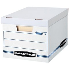 12 Pack White Storage Boxes Basic Duty Stackable with Lift Off Lid Made in USA