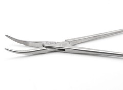 AESCULAP BH957R Schnidt Tonsil Crile Curved Slight CVD Clamps Forceps 7.25″