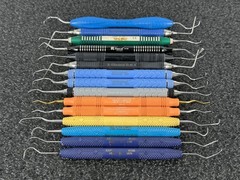15pc Dental Curette Scaler Instrument Lot EverEdge American Eagle Montana Jack