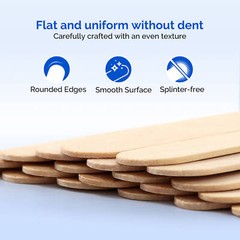 JMU Sterile Wooden Tongue Depressors 6” Senior Craft Tattoo Sticks 100-5000pcs