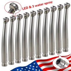 10 Estilo NSK Dental Pieza mano LED de alta velocidad Pana MAX EK LED 2Hole USA