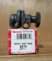 Starrett 657H ( 1/2lb! ) Heavy Duty 3/8″ Swivel Post Snug Clamp For 657 mag base