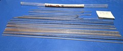 Harris Stay-Silv 15% Flat Brazing Rods .050” X 1/8”. 15 Full Sticks, 8 Partial.