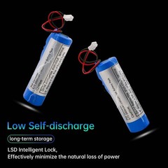 Reliable PH 2mm Rechargeable 2600mAh Lithium-ion Battery for Voice Amplifiers