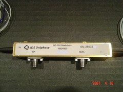 JDSU 10020425 OC-192 Optical Modulator 10Gbs EOM Mach-Zehnder Intensity PM Fiber
