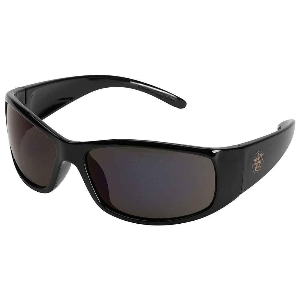 Smith & Wesson 21303 Elite Safety Sun Glasses Black Frame Smoke Lens Each