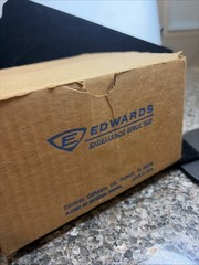 BRAND NEW Vintage Edwards CAT 439-6AW Grey Fire Bell Mint Original Box & Papers