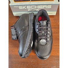 Skechers Work Nampa Wyola Women Size 7.5 Black Slip Resistant Memory Foam 77235