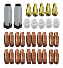 24KD MB24 MIG MAG Co2 Welding Torch Contact Tips .030″ Conical Gas Nozzle 32pcs