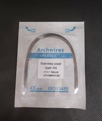Dental Orthodontic Treatment Stainless Steel Arch Wires Round Natural Form